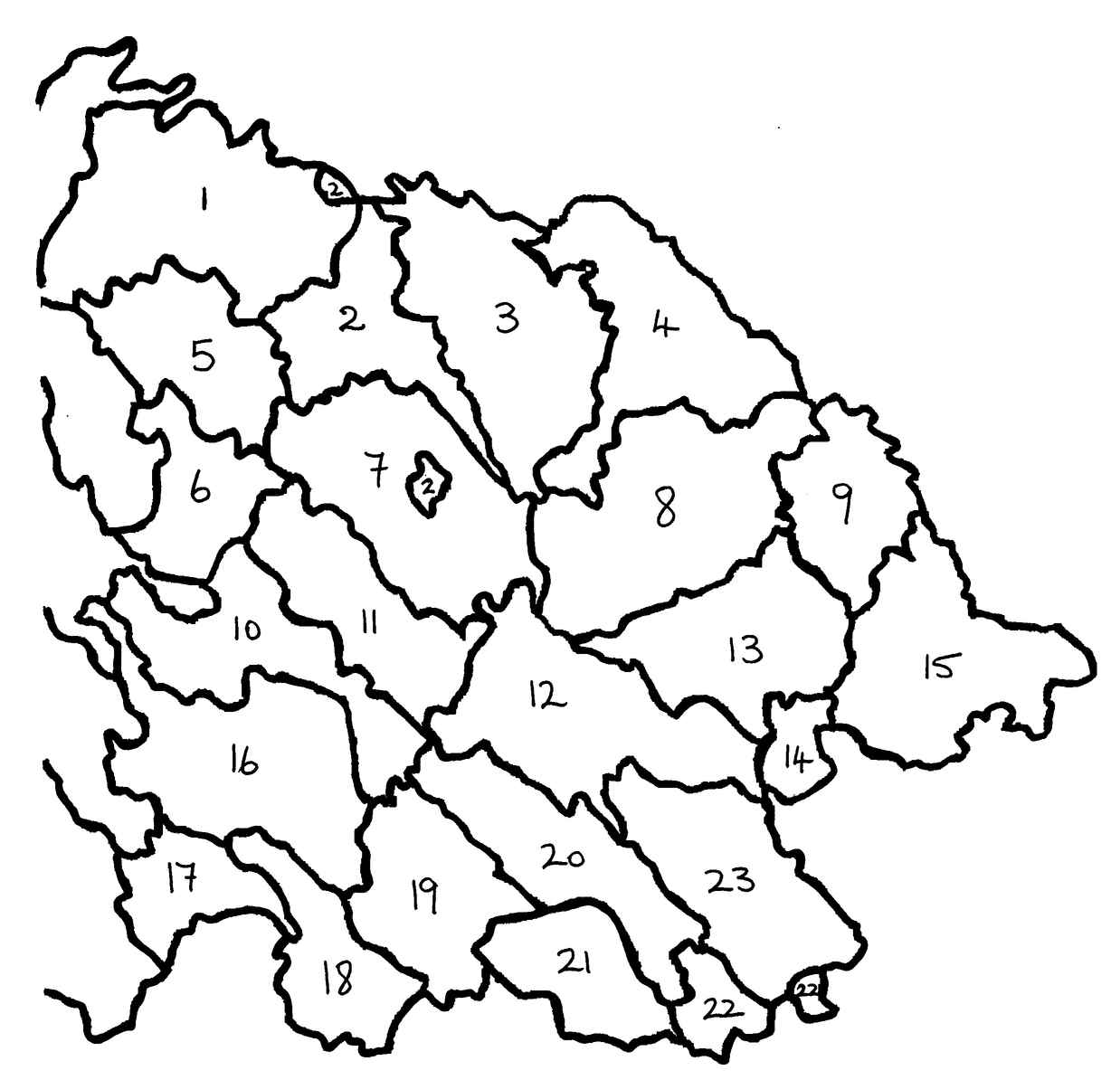 Civil parishes of east Cavan