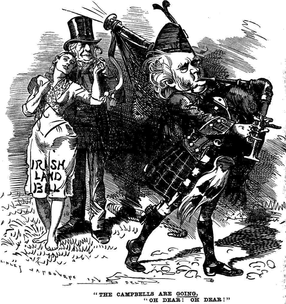 Irish Land Bill 1891 from Punch