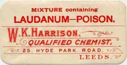 Laudanum poison